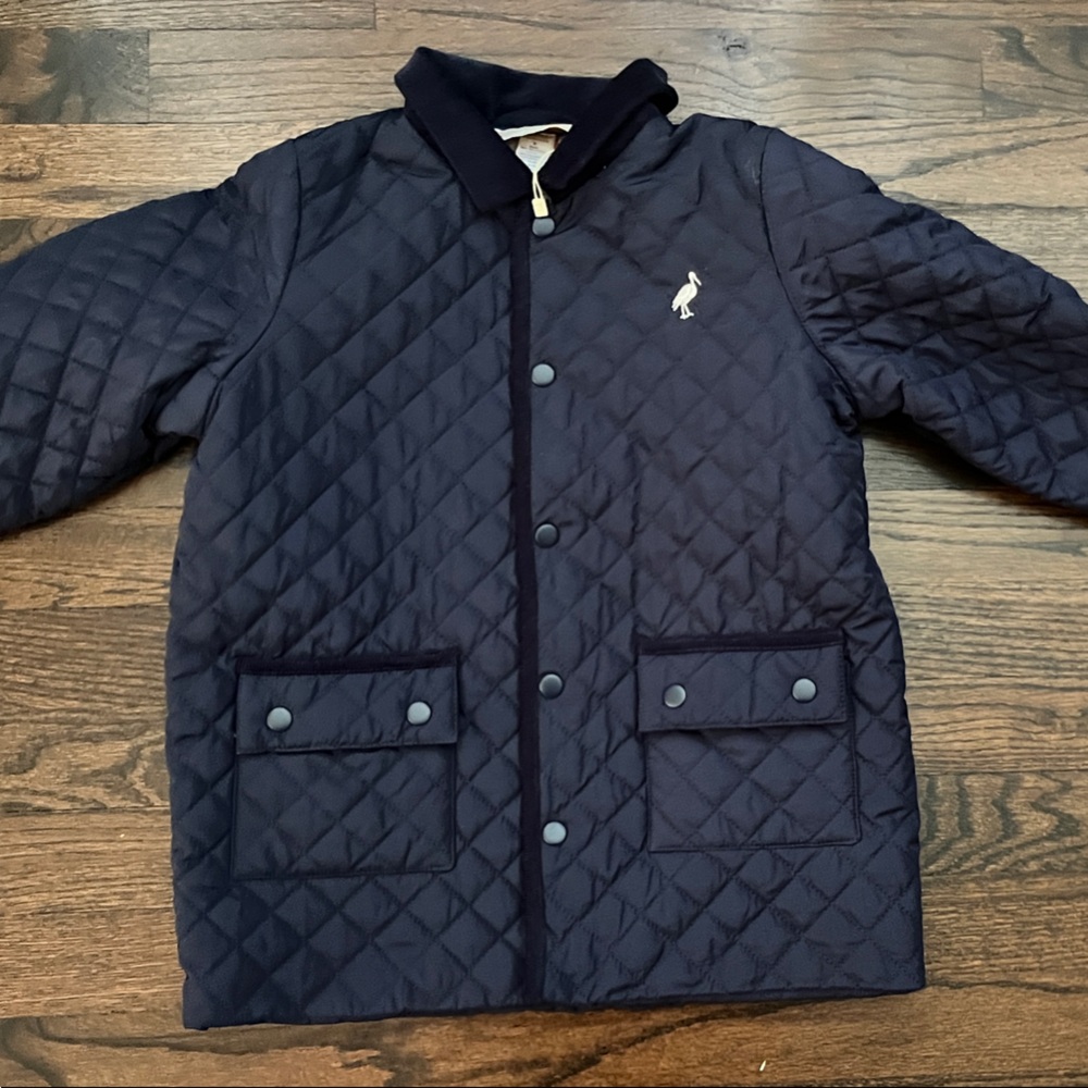 The Beaufort Bonnet Company Navy Quilted Puffer Jacket